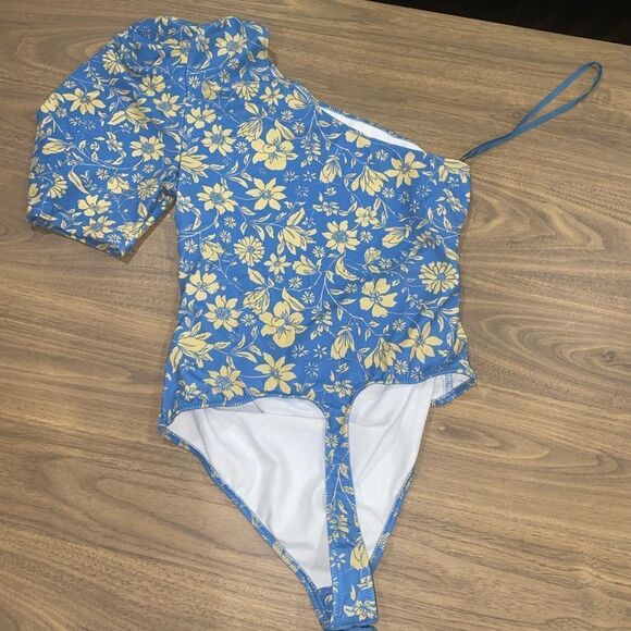 Free People Somethin Bout You Bodysuit in Petal Combo - Picture 4 of 9